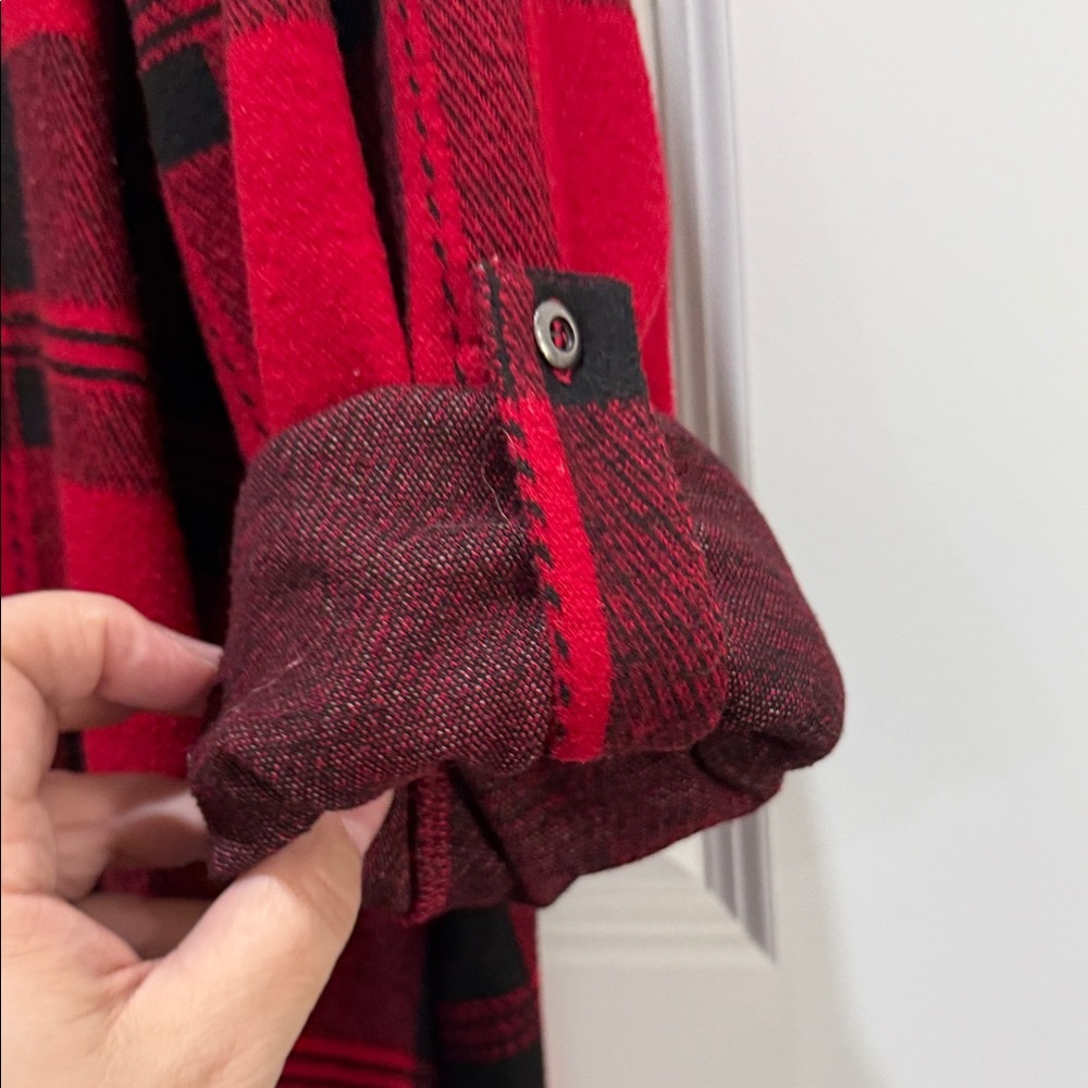 Soft Surroundings Buffalo check Plaid tunic- super cozy! - Picture 4 of 7